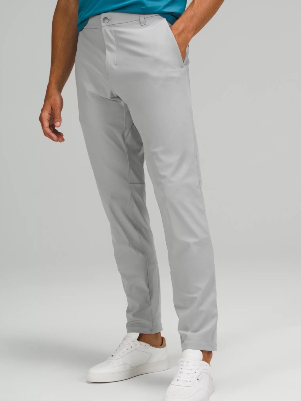 lululemon athletica Men's Light Gray Chino Pants Commission Classic Fit